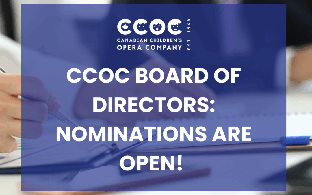 CCOC Board of Directors: Nominations are open!