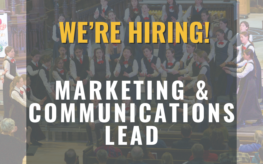We’re Hiring a Marketing & Communications Lead!